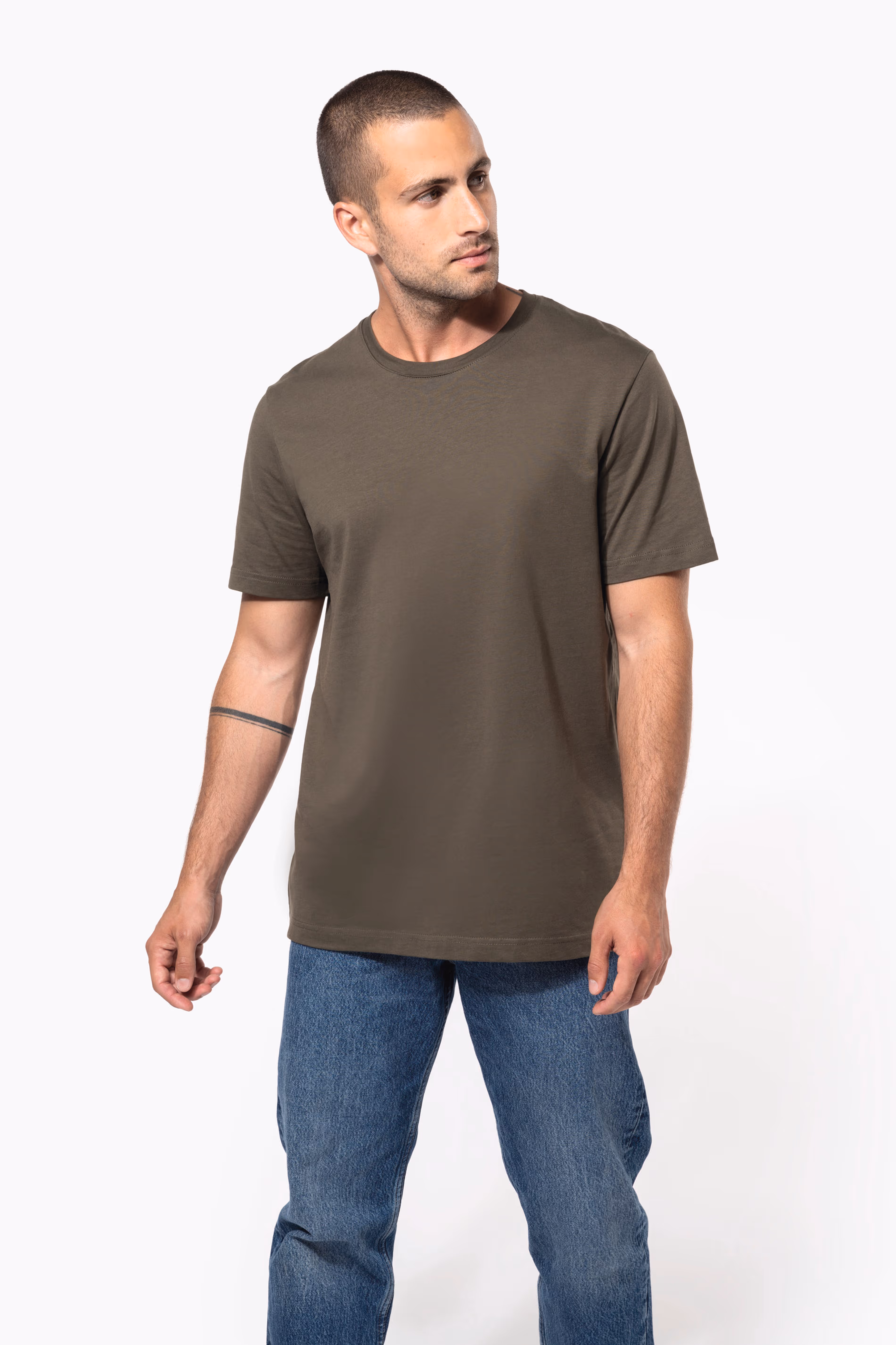 K356 - T-shirt manga curta decote redondo