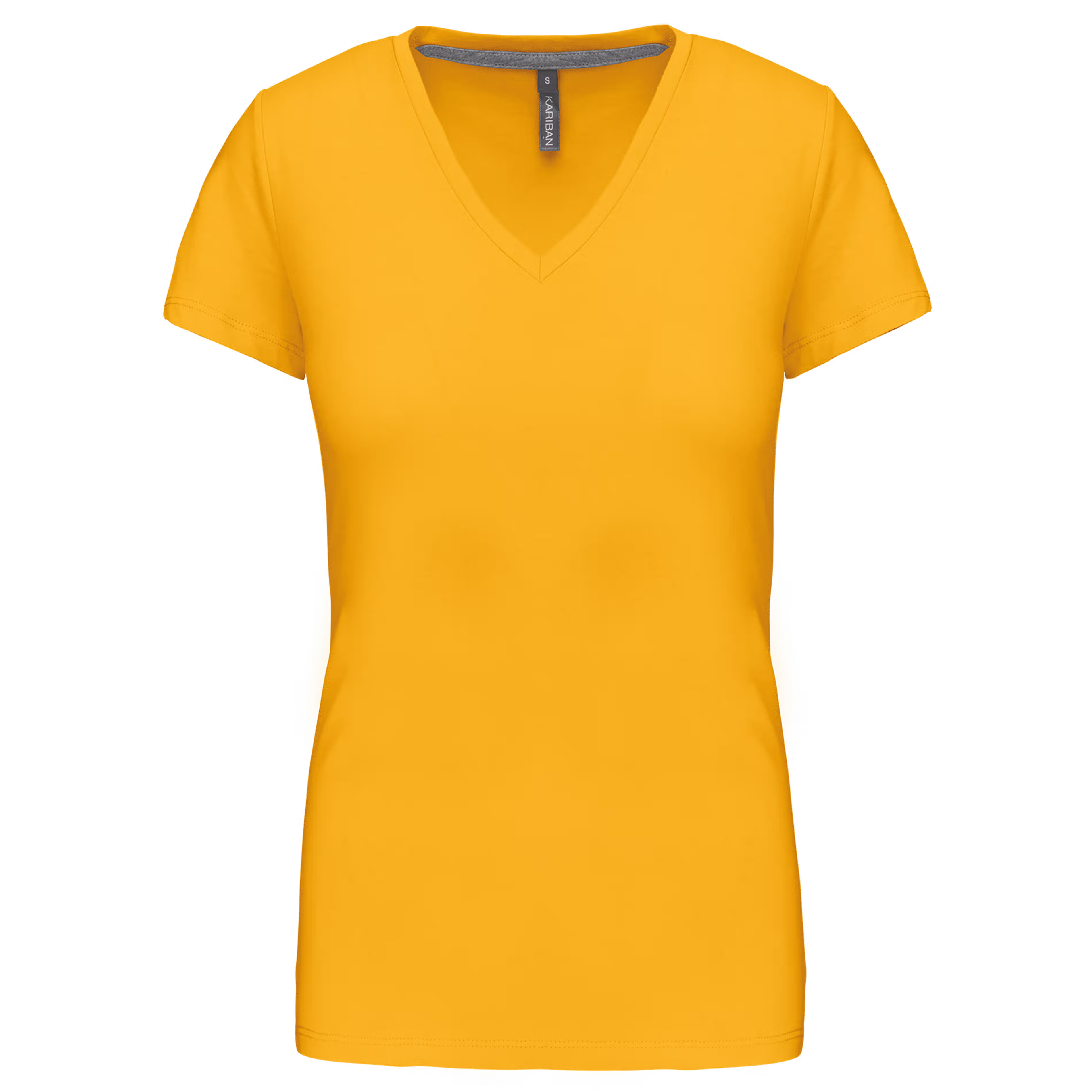 K381 - T-shirt de senhora de manga curta e decote V - Imagem 9